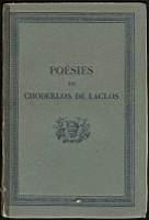Poesies de Choderlos de Laclos - Pierre Choderlos de Laclos - copertina