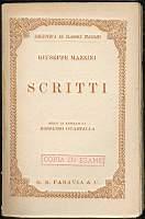 Scritti - Giuseppe Mazzini - copertina