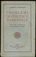Problemi di politica nazionale