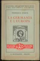 La Germania e l'Europa - Friedrich Stieve - copertina