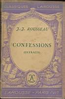 Confessions - Jean-Jacques Rousseau - copertina