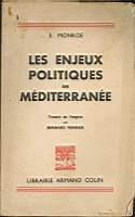 Les enjeux politiques en Mediterranee - E. Monroe - copertina