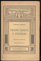 Pagine scelte e pensieri - Thomas Carlyle - copertina