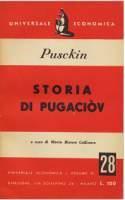 Storia di Pugaciov - Aleksandr Puskin - copertina