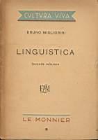 Linguistica - Bruno Migliorini - copertina