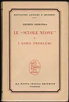 Le “scuole nuove” e i loro problemi - Ernesto Codignola - copertina