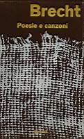 Poesie e canzoni - Bertold Brecht - copertina