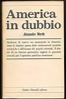 America in dubbio - Alexander Werth - copertina