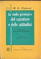 Lo studio psicologico del carattere e delle attitudini - M. Luisa Falorni - copertina