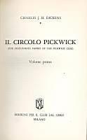 Il circolo Pickwick - Charles Dickens - copertina