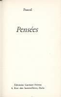 Pensees - Blaise Pascal - copertina