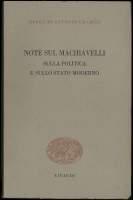 Note sul Machiavelli sulla politica e sullo stato moderno - Antonio Gramsci - copertina