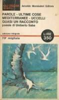 Parole Ultime cose Mediterranee Uccelli Quasi un racconto