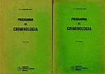 Programma di criminologia