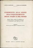 Commento alla legge sull'inquinamento delle acque e del suolo