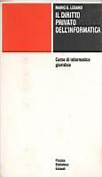 Il diritto pubblico dell'informatica - Mario G. Losano - copertina
