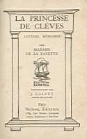 La princesse de Cleves - M. Madeleine La Fayette - copertina