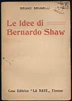 Le idee di Bernardo Shaw - Bruno Brunelli - copertina