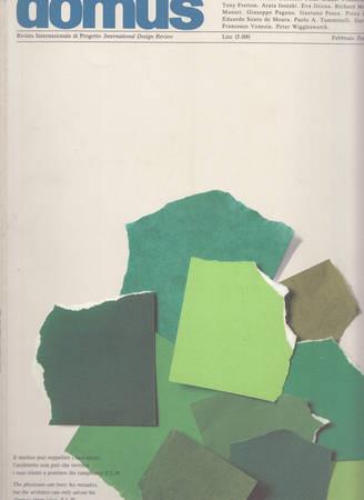 Domus. 768. Febbraio/February 1992 - copertina