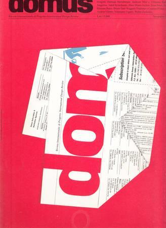 Domus. 776. Novembre/November 1995 - copertina