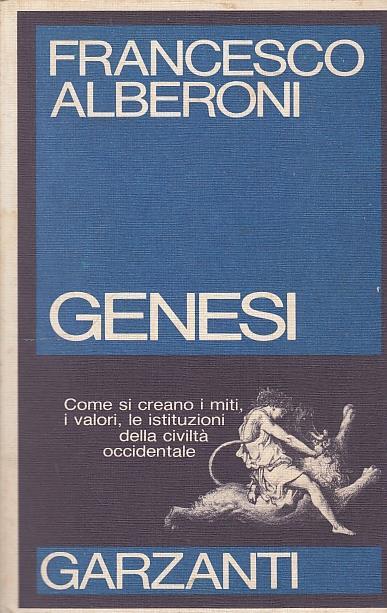 Genesi - Francesco Alberoni - copertina