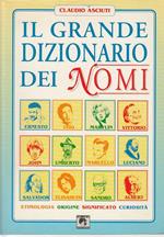 Il Grande Dizionario Dei Nomi - Etimologia Origine Significato Curiosità