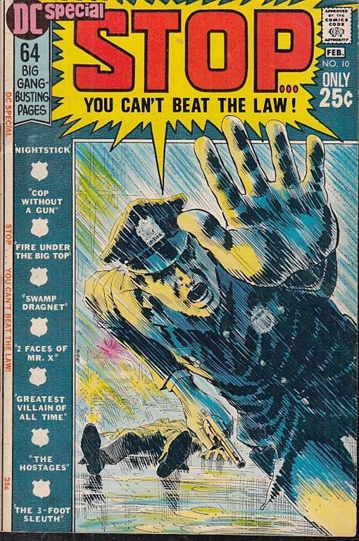 Dc Special Stop Can'T Beat the Law N.10 - copertina