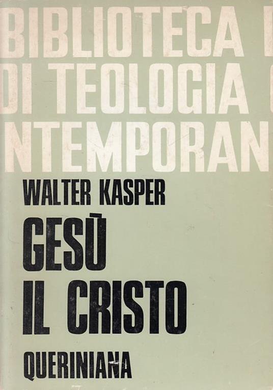Gesù il Cristo - Walter Kasper - copertina