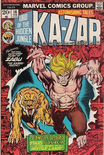 Ka-Zar N.16 - copertina