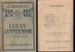 Libretto Lucia di Lammermoor