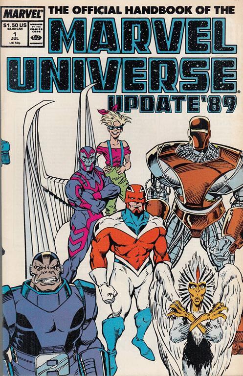 Marvel Universe N.1 Update '89 - copertina