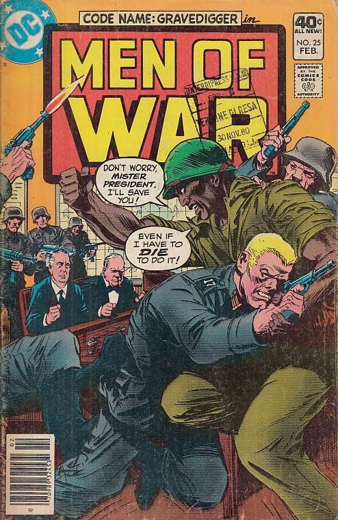 Men of War N.25 Code Name Gravedigger - copertina