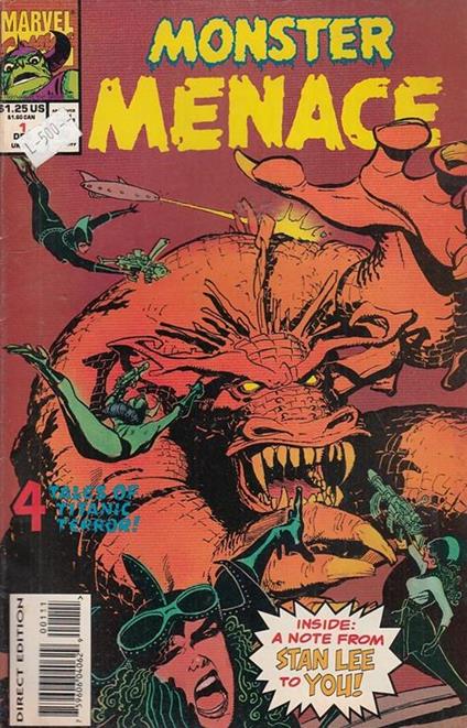 Monster Menace N.1 - copertina