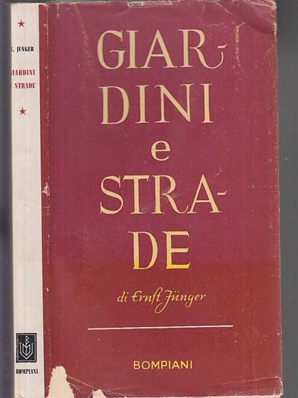 Strade e Giardini - Ernst Jünger - copertina