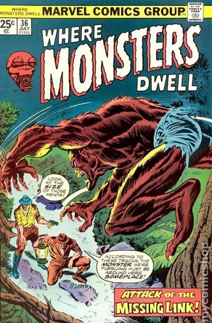Where Monsters Dwell N.36 - copertina