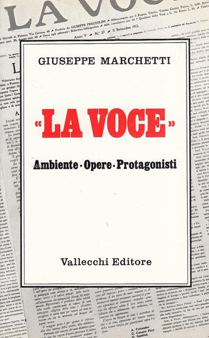 La Voce Ambiente Opere Protagonisti - Giuseppe Marchetti - copertina
