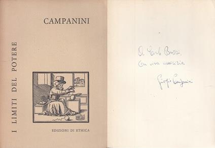 I Limiti Del Potere - Giorgio Campanini - copertina