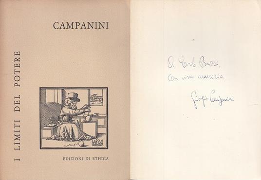 I Limiti Del Potere - Giorgio Campanini - copertina