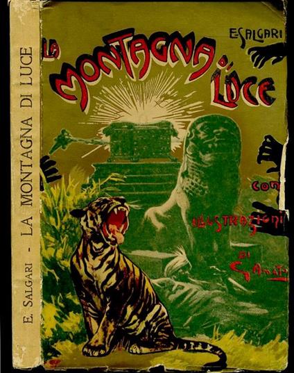 Montagna Di Luce - Emilio Salgari - copertina