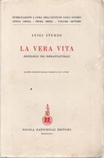 La Vera Vita - Sociologia Del Soprannaturale Copia Numerata N.1841