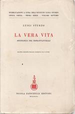 La Vera Vita - Sociologia Del Soprannaturale Copia Numerata N.1841