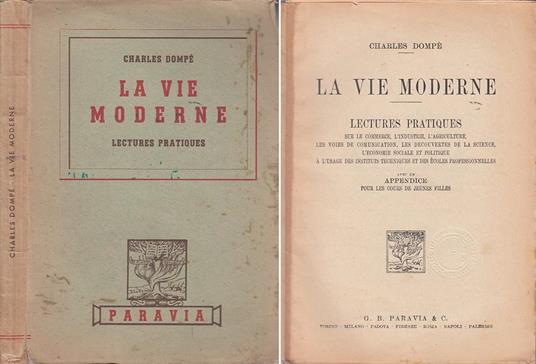 Le Vie Moderne In Francese - copertina