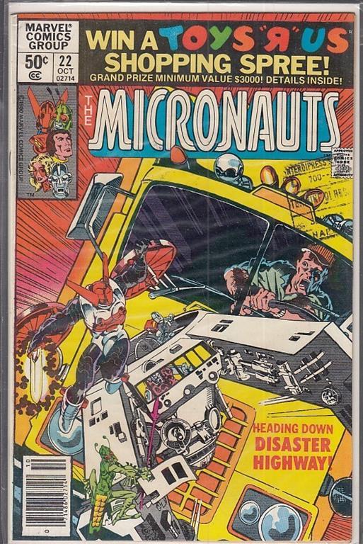The Micronauts N.22 - copertina