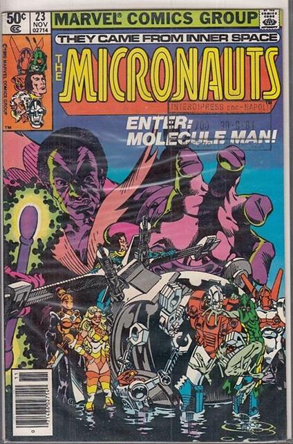 The Micronauts N.23 - copertina