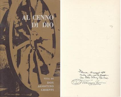 Al Cenno Di Dio. Vita Di Don Agostino Chieppi - copertina