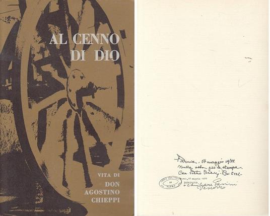 Al Cenno Di Dio. Vita Di Don Agostino Chieppi - copertina