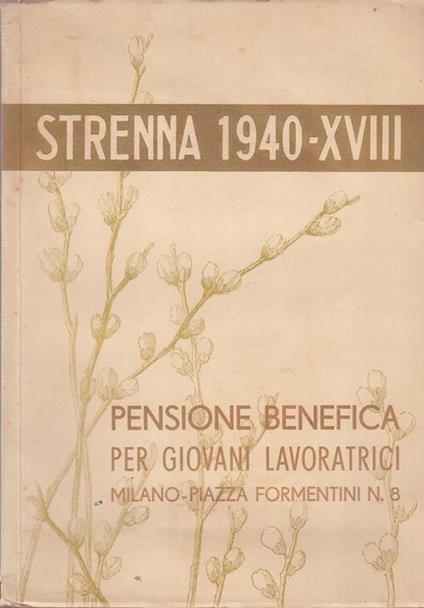 Strenna 1940. Xviii - copertina