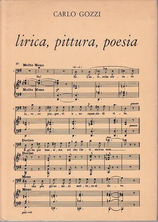 Lirica, Pittura, Poesia - Carlo Gozzi - copertina