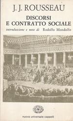 Discorsi E Contratto Sociale- Rousseau- Cappelli- Nuc