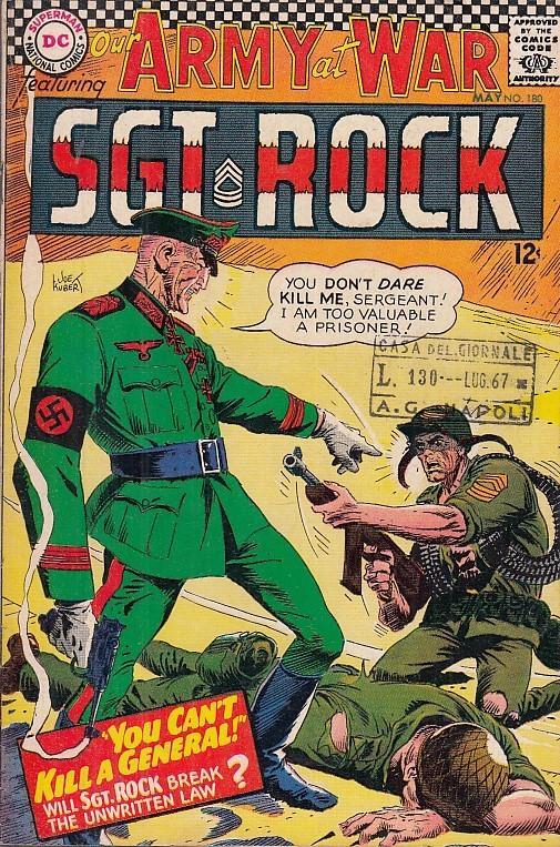 Our Army At War Sgt. Rock N.180 - copertina
